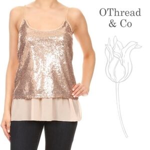 Super Bling Sequin Tank L